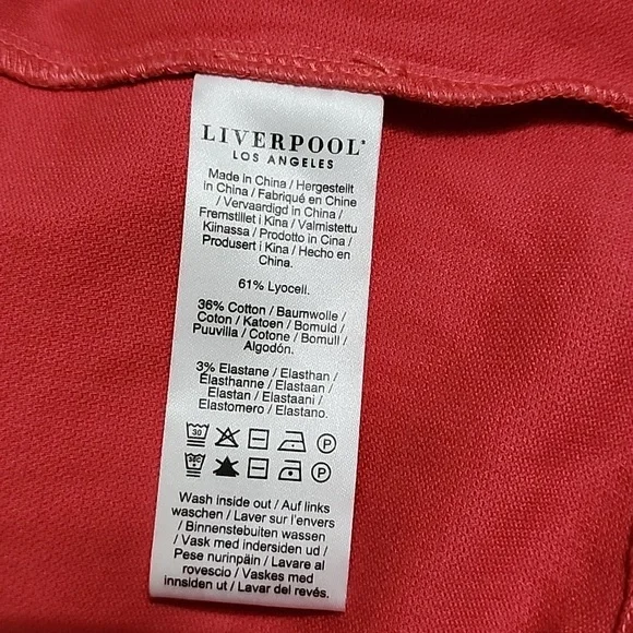 NWOT "LIVERPOOL" CORAL JACKET SZ S - Picture 6 of 6